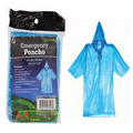 Blue Color Emergency Poncho